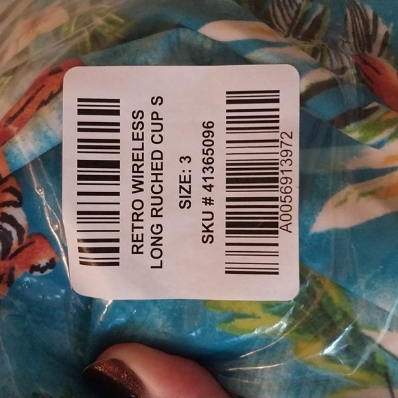 TORRID Retro Wireless Ruched Cup Swim Dress Size 3 - Picture 3 of 8